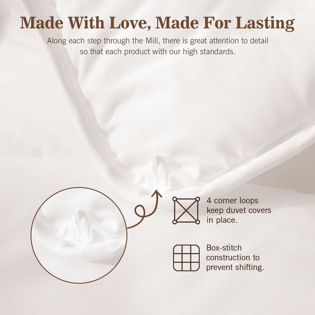 Hybrid Australian Wool Comforter with Organic Cotton Shell
