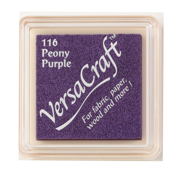 Small Size VersaCraft Fabric and Home Decor Crafting Pigment Inkpad, Peony Purple