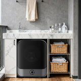 2.6 Cu.Ft. Portable Dryer for Laundry, 110V Compact Portable Clothes Dryer with Stainless Steel Tub & Control Knob