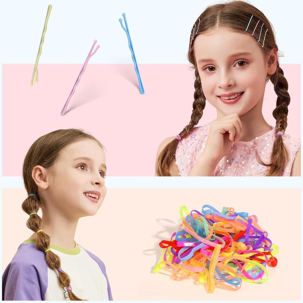 Hair Accessories for Girls 193pcs Hair Clips for Girls Toddler Hair Accessories, Mini Girls Hair Clips, Small Claw