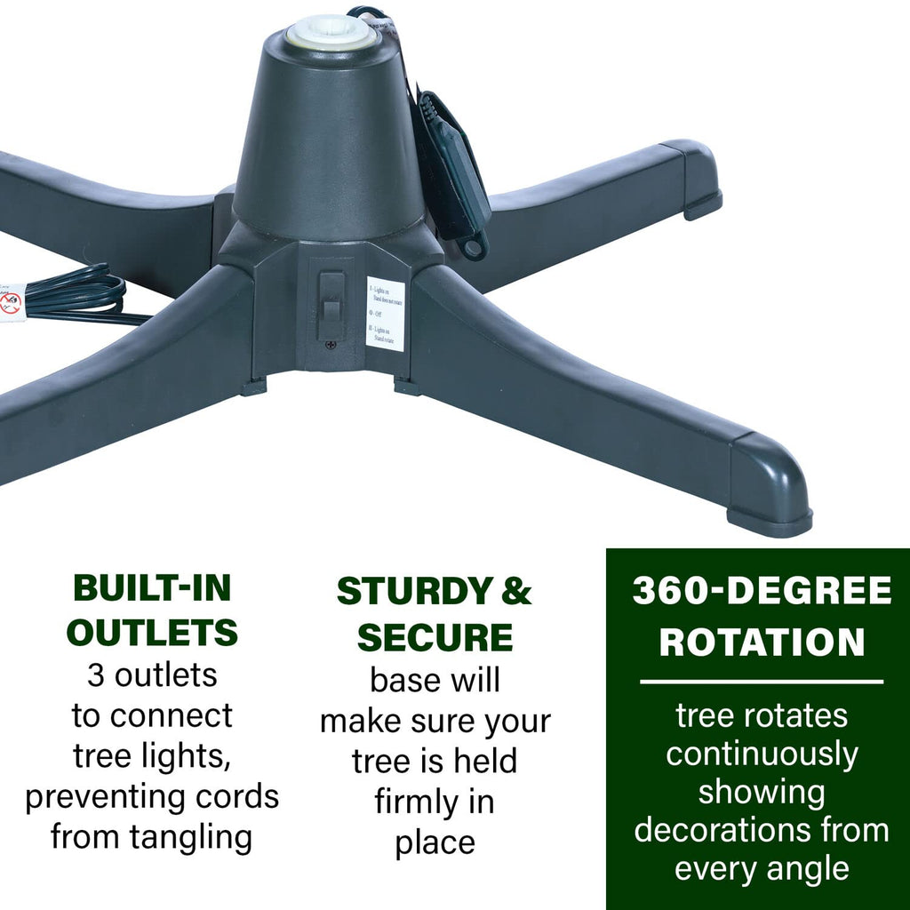 360-Degree Rotating Christmas Tree Stand