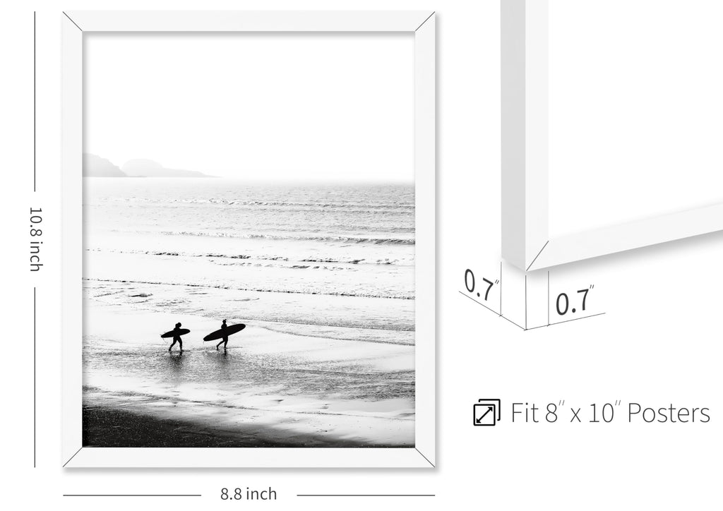 Vintage Travel Poster - Retro Sport Print - Gift for Athlete, Friend - Surfers On Seashore, Ocean, Waves, Beach