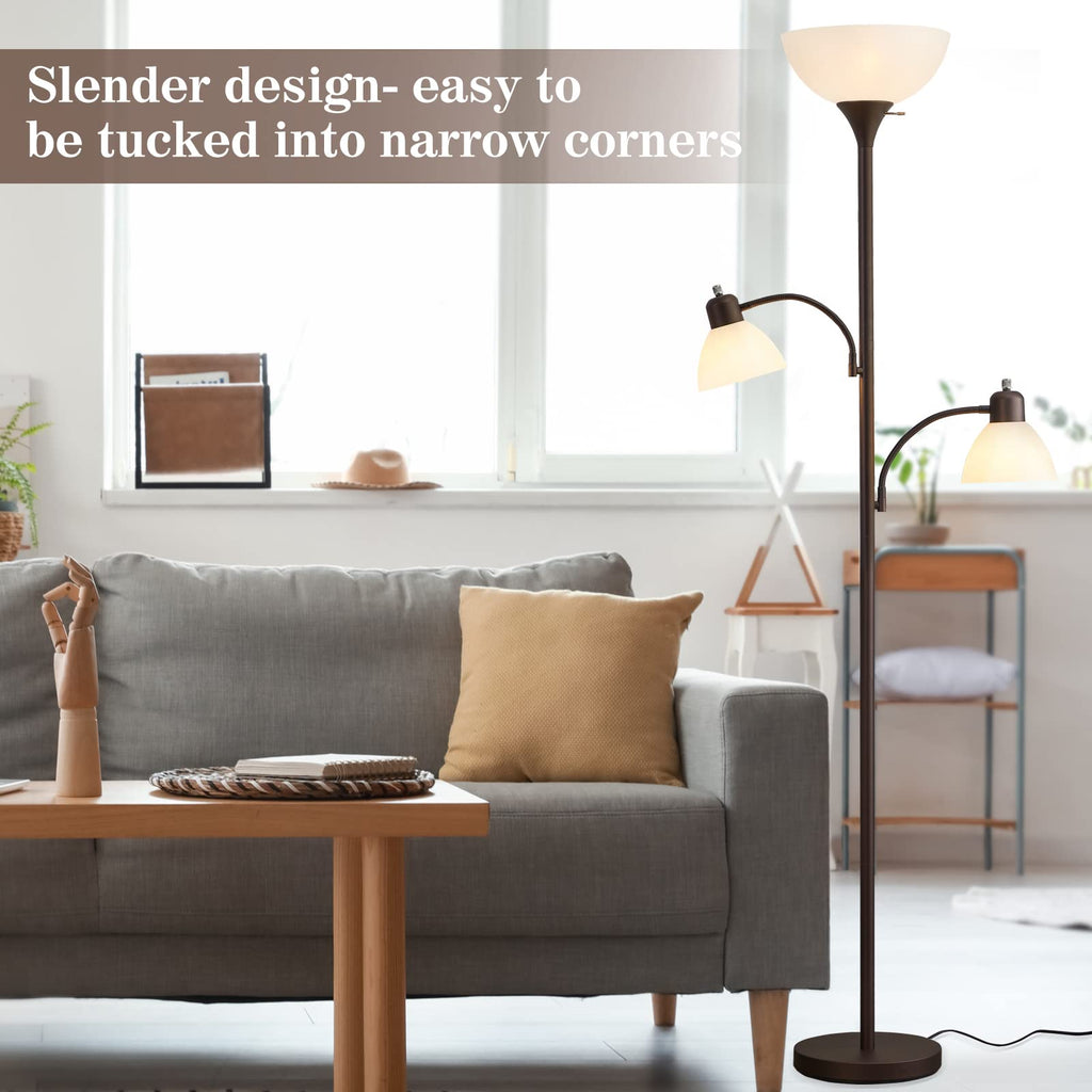 Floor Lamps, 72" Tall Standing Lamp, Torchiere Lamp
