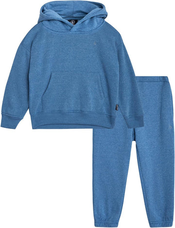 Toddler Boys Fleece Jogger Set - 2 Piece Hoodie & Pants ( -7)