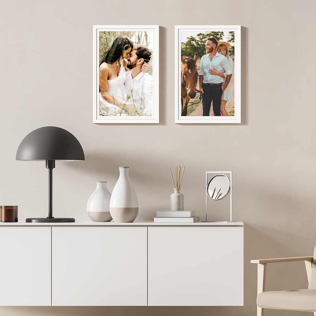 12x18 Picture Frame, Wall Decor Poster Frames, White 1 Pack