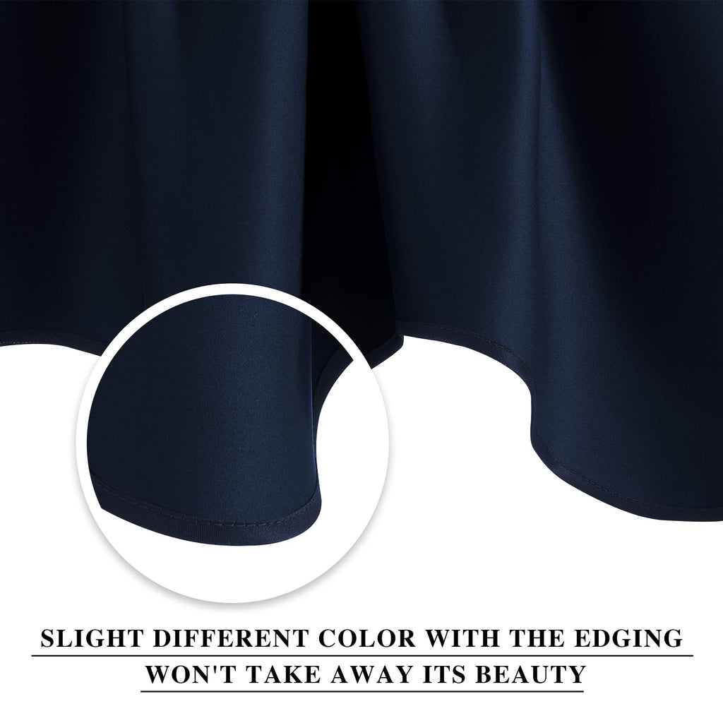 2 Panels White Kitchen Blackout Valances for Windows, 42W x 18L