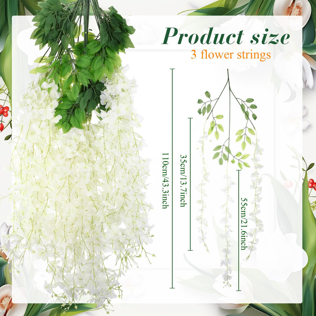 54 Pack Greenery Backdrop with Flowers Include | Casa Home Living