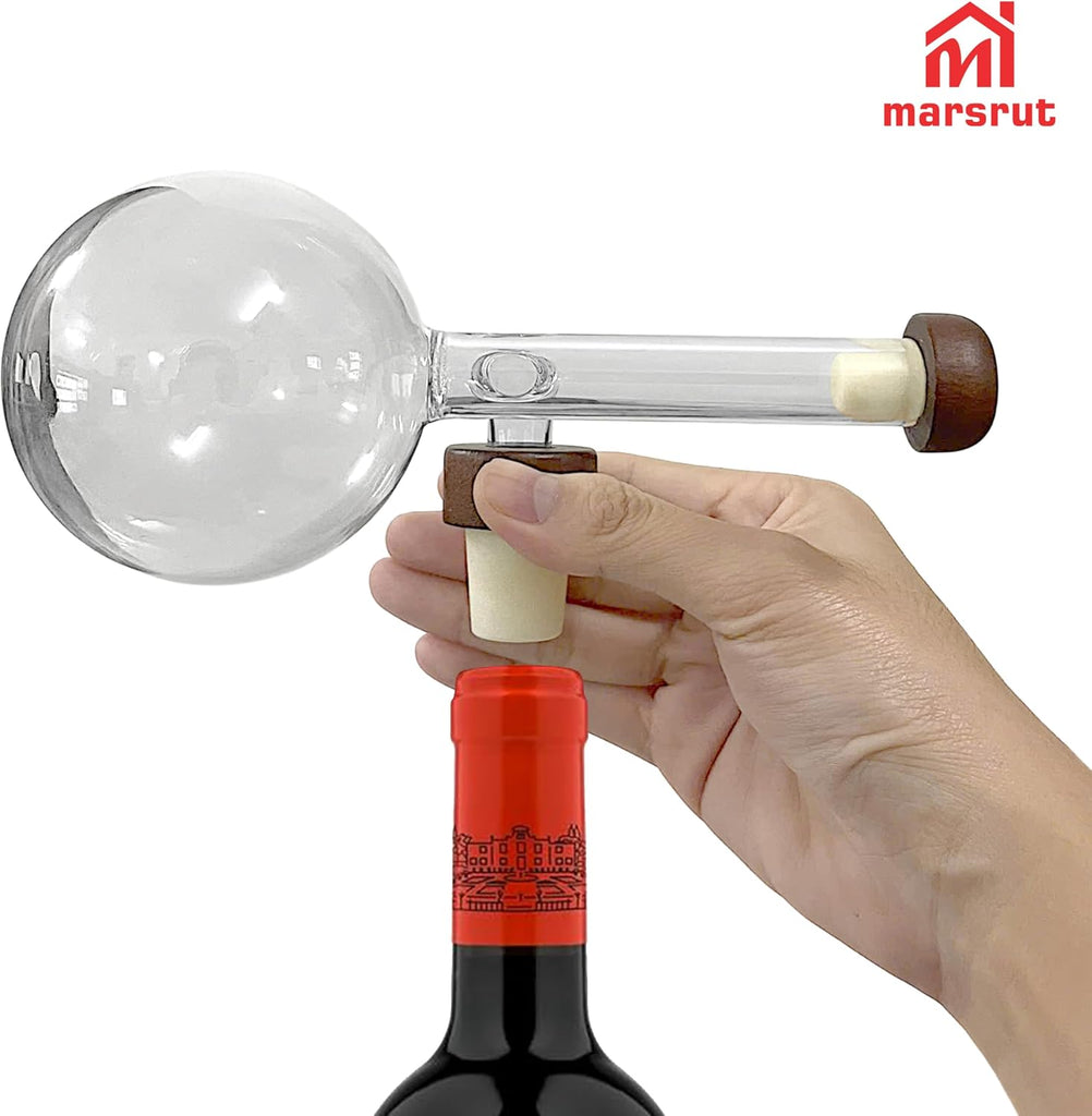 Aireador De Vino, Wine Aerator Decanter Decantador, Quick Wine Pourer, Clear Transparent Glass Style, Accessories