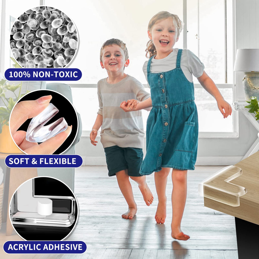 32 Pack Corner Protector Baby, Table Corner Protectors for Baby Corner Protector Guards Clear Corner Protectors for
