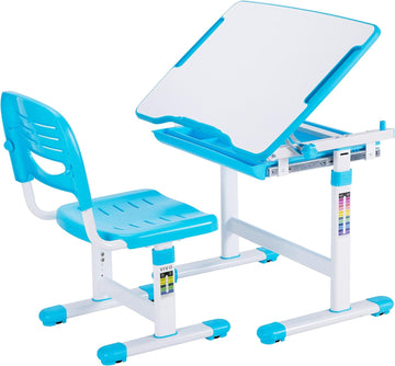 Blue Children's Desk and Chair Set, DESK-V201B