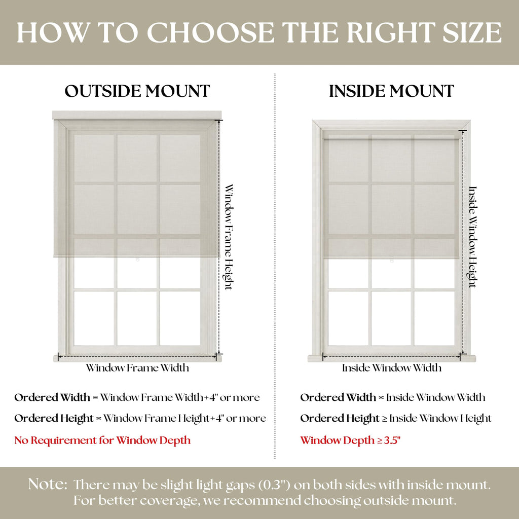 100% Blackout Roller Shades Cordless Blinds for Windows Free-Stop Thermal Insulated Black Out Linen Roller Shades