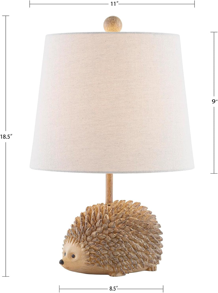 Hedgehog Table Lamp.Resin Woodland Animal Accent Lamp