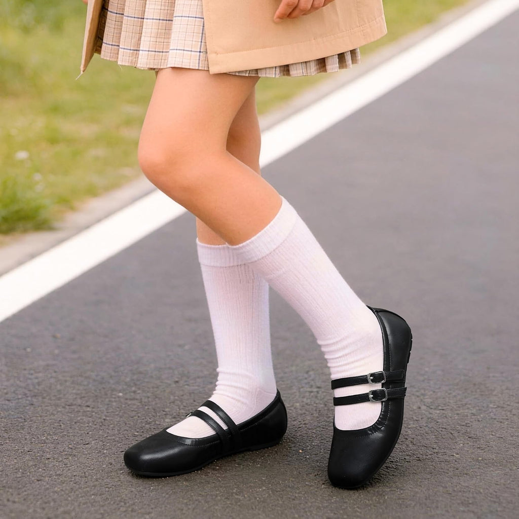Girls Ballet Flats Mary Jane Dress Shoes