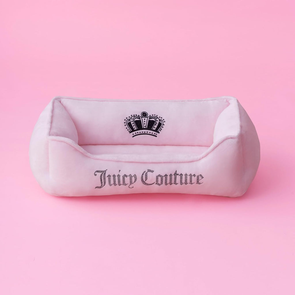 Crown Bling Pink Pet Bed for Dogs and Cats - Medium
