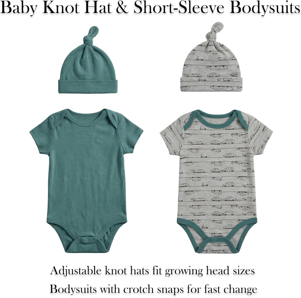 Organic Cotton Unisex Baby Layette Registry Clothes Set