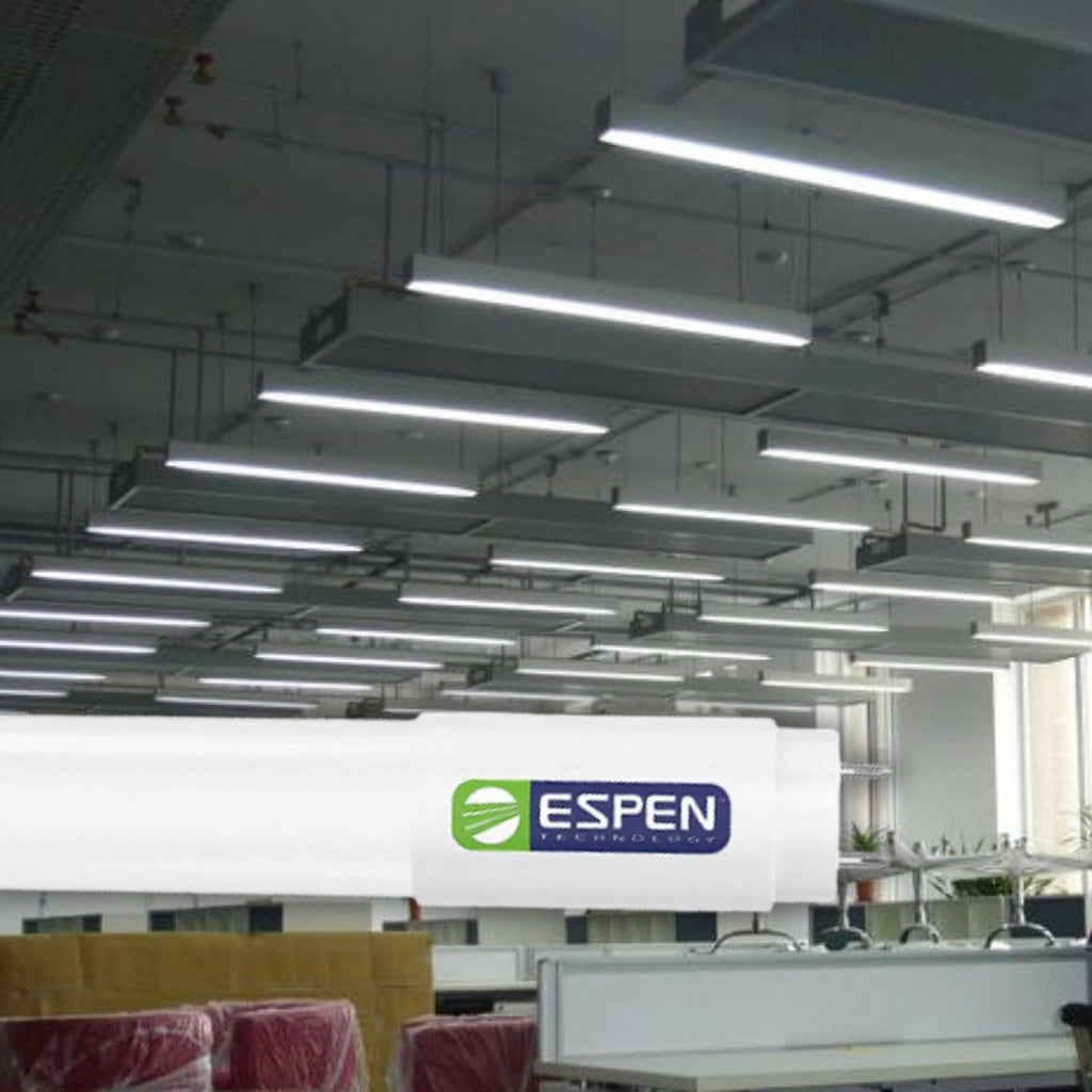 2FT LED T8 Type A+B Light Tube, Plug & Play or Ballast Bypass, 3500K Neutral White, 9W, 1350 Lumens, Glass