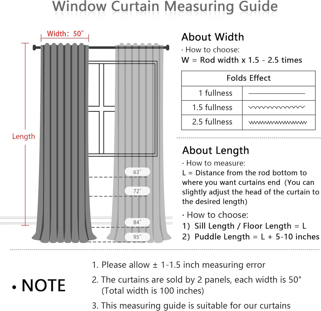 Sage Green Blackout Curtains 84 Inch Length - Boho Farmhouse Printed 95% Room Darkening Aqua Thermal Insulated Drapes