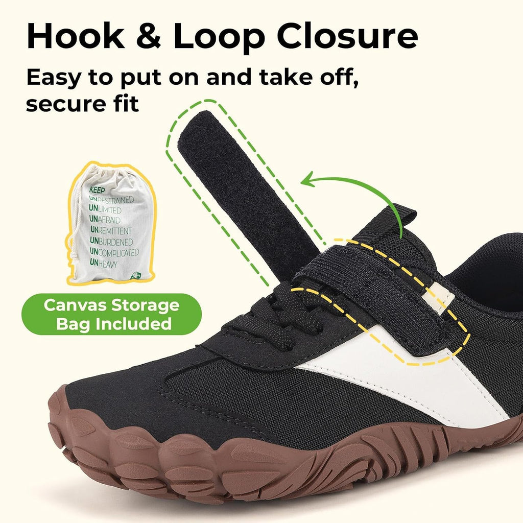 Kids' Barefoot Shoes Wide Toe Box Zero Drop Sneakers Non-Slip Minimalist Shoe