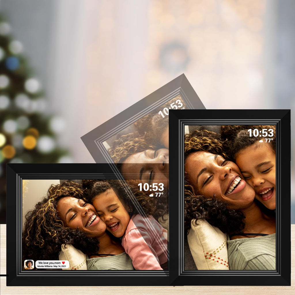 Digital Picture Frame- 10.1inch Digital Photo Frame with 1080 IPS Touch Screen HD Disply, Built-in 32GB