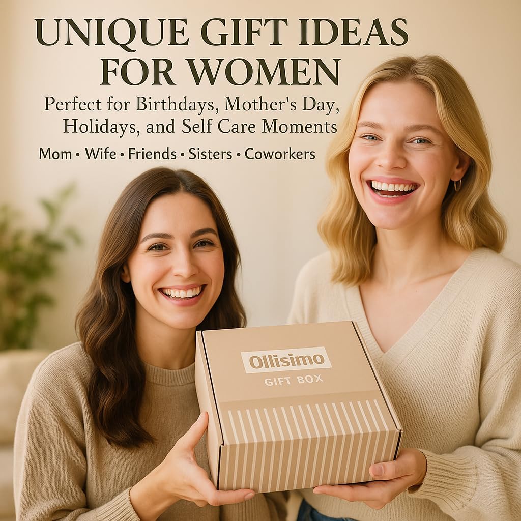 Luxury Gift Basket for Women - Spa Self Care Kit, Hug in a Box, Get Well Soon Package, Thinking of You Gift, Birthday