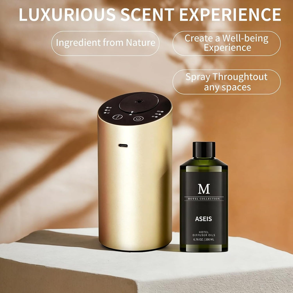 Diffuser Oil- 6.76 Fl Oz/200ML-ASEIS,Luxury Essential Oils for Diffuser Refill & Machines,Bigger Bottle, Bolder