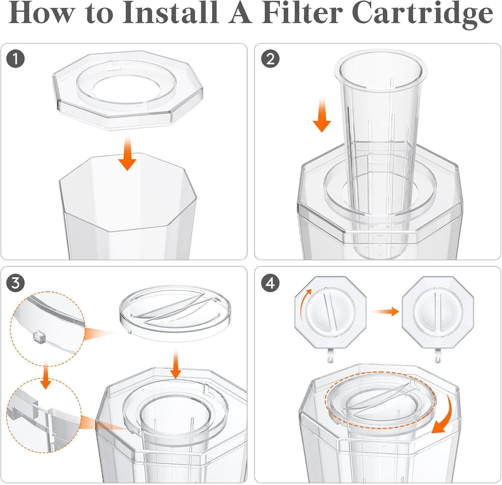 1.6 Gallon Drink Dispenser for Parties with Fruit Infuser - Set of 2