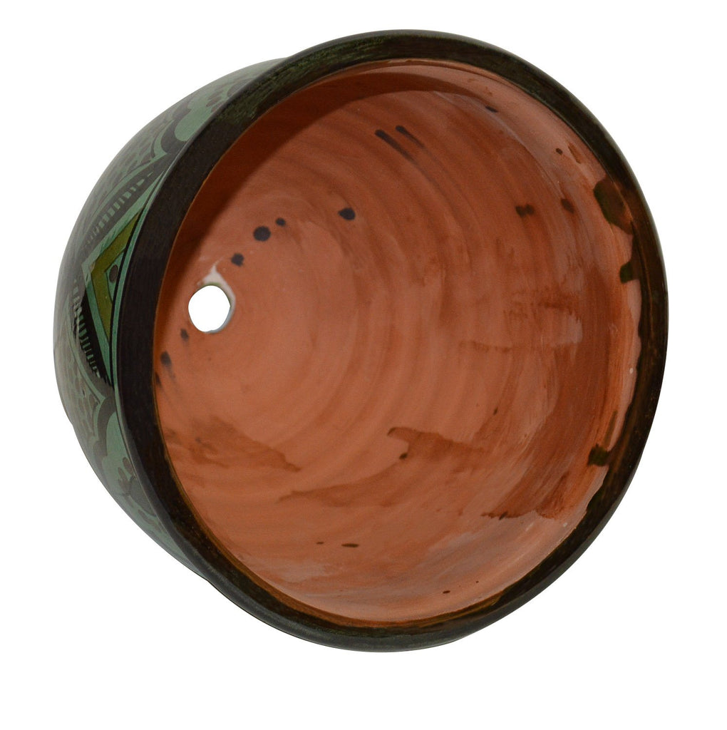 Pots Flower Pot Moroccan Spanish Garden Drain Hole Ceramic Planter Handmade
