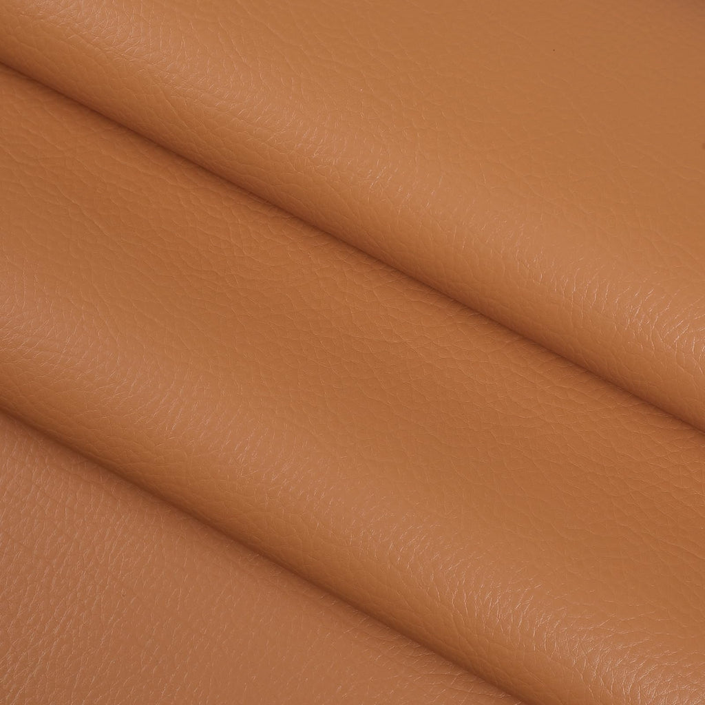 Faux Leather 0.7mm Upholstery Fabric by the Yard 10 Yard Camel