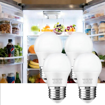 A15 Small LED Refrigerator Light Bulbs, 40W Equivalent Non-Dimmable