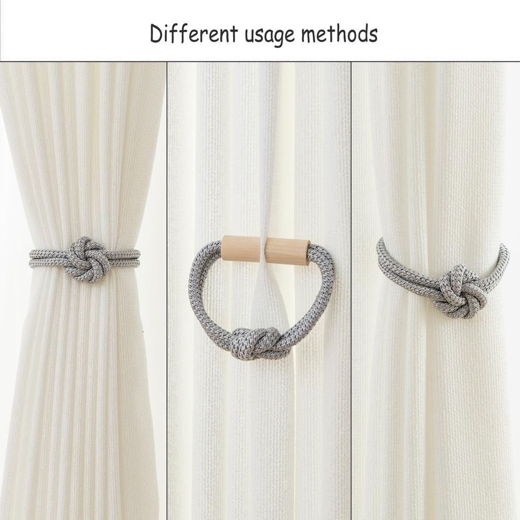 Magnetic Curtain Tiebacks Holdbacks Rope Curtain Tie Backs Outdoor
