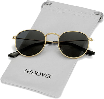 Kids Polarized Sunglasses Classic Metal Frame for Baby Boys Girls