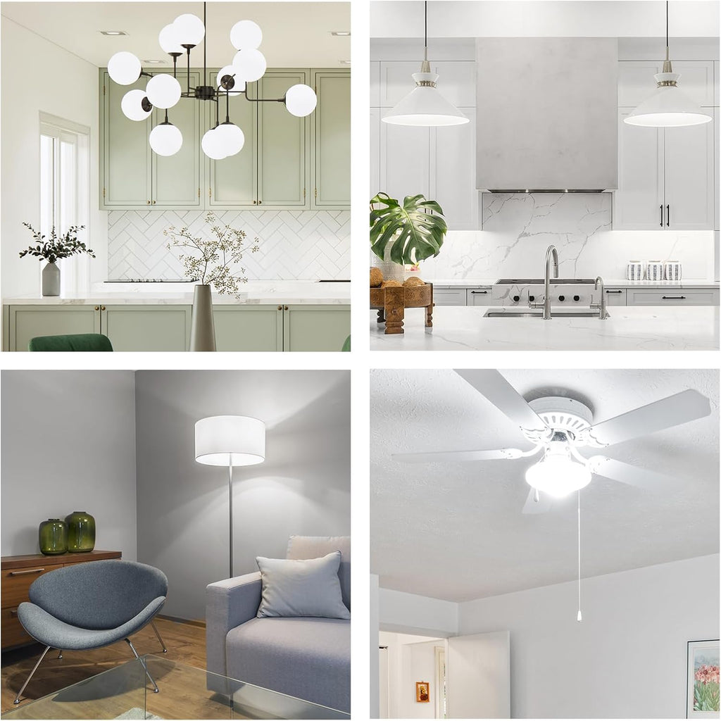 LED Refrigerator Light Bulb 40 Watt Equivalent, Fridge Light Bulb 120V, Appliance Bulb Daylight 5000K, A15 E26 Medium