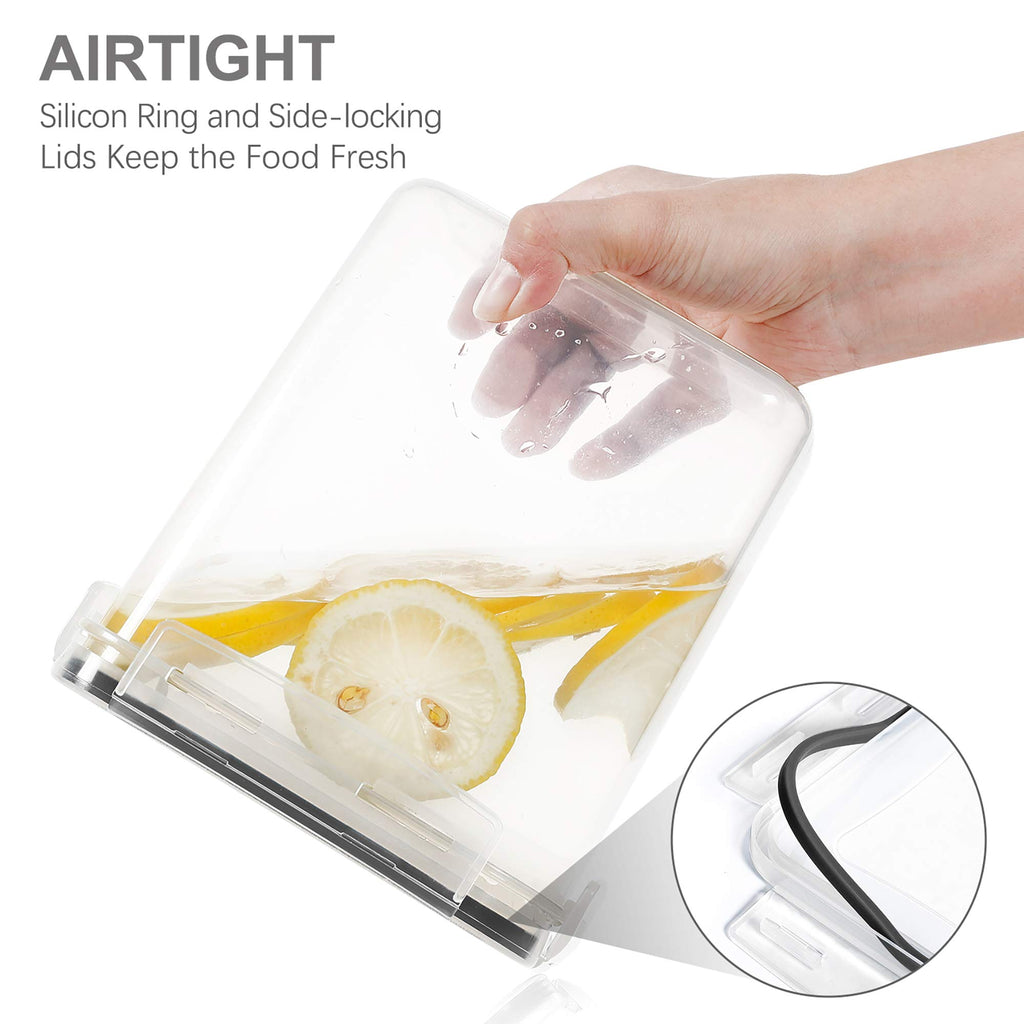 Airtight Food Storage Containers with Lids, 7 PCS