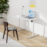EN1 One-Piece Standing Desk 48 x 24 Inches Height Adjustable Electric Sit Stand Up Desk Home Office Desk
