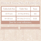 Vintage White Ruffle Tablecloth Retro Farmhouse Ruffled Cotton Tablecloth Rustic Embroidered Washabl
