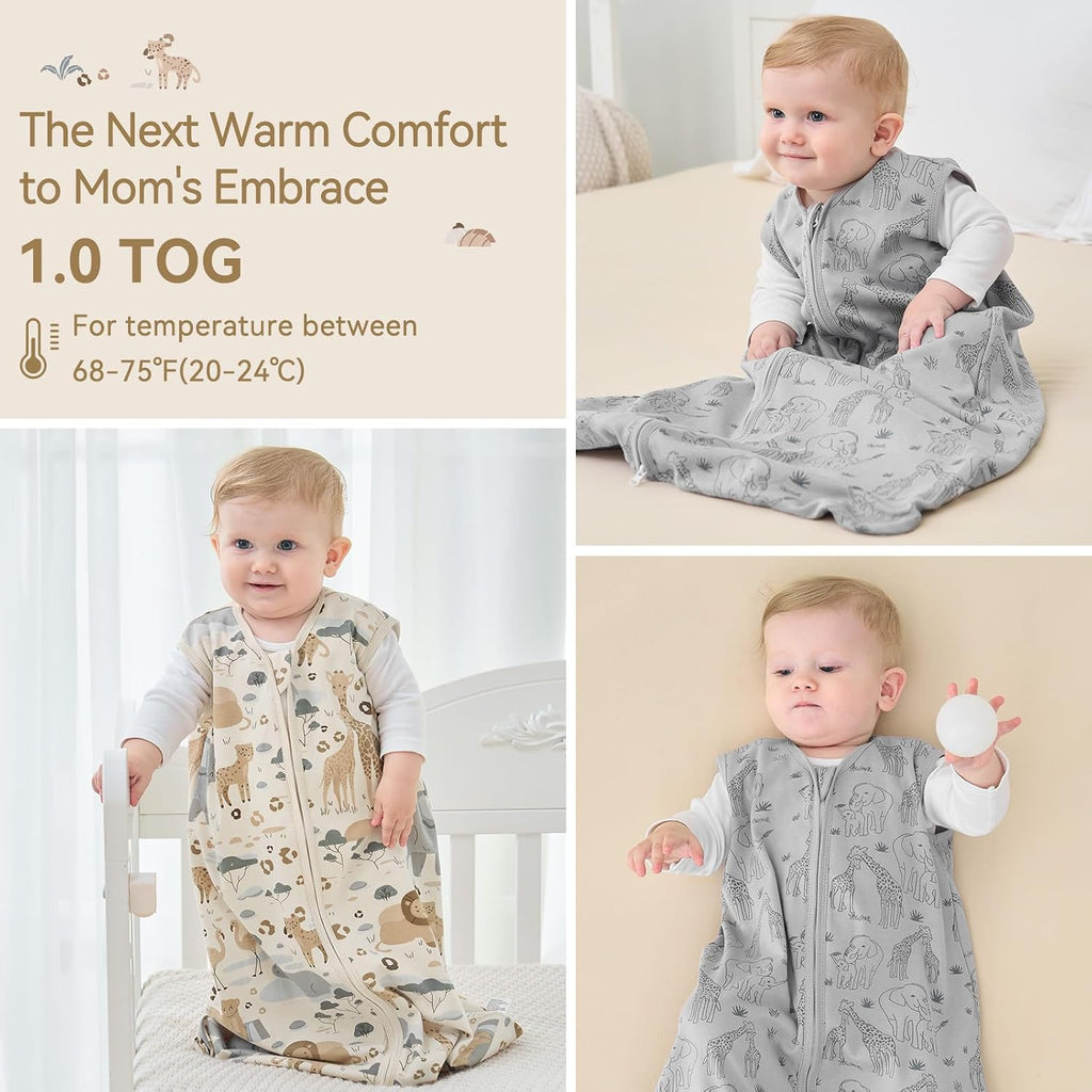 Baby Sleep Sack 100% Organic Cotton 1.0 TOG
