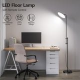 32W/3000LM Floor Lamps, Super Bright LED Standing Lamp with Remote Control