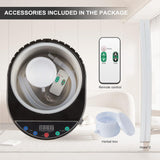 4L Large Capacity Home Sauna Steamer, Portable Steam Generator with Protection for Home Spa