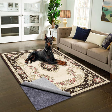 Waterproof Non-Slip Rug Pad 8x10 for Large Area Rugs Durable Felt Floor Protection pad for All Floors, Suitable