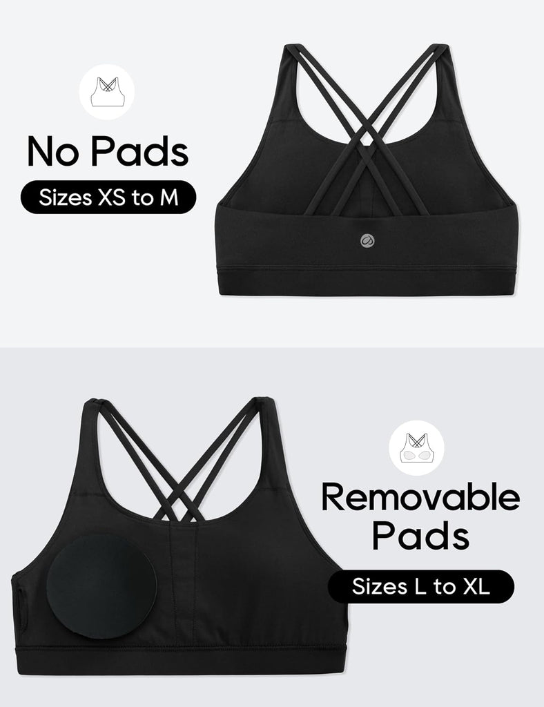 Girls Butterluxe Cross Back Sports Bra