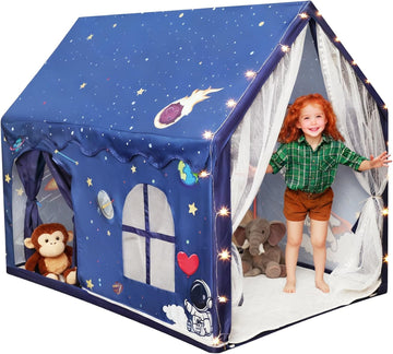 Kids Space Indoor Play Tent, Extra Large Astronaut Rocketship Playhouse