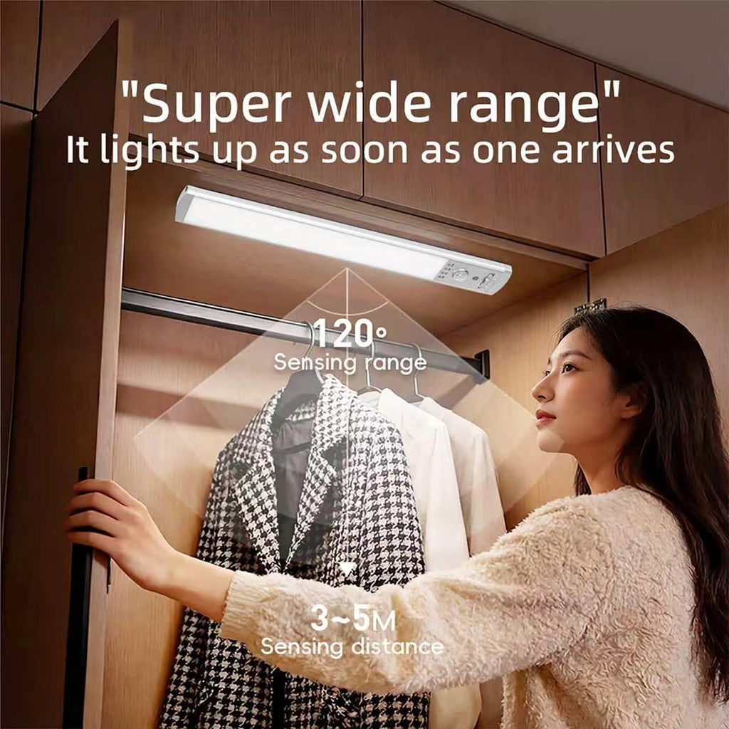 10" 76-LED Motion Sensor Under Cabinet Lights, Wireless
