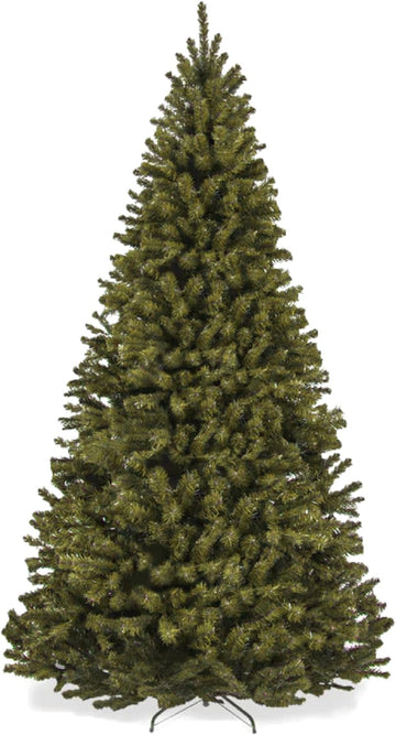 Artificial Christmas Tree, 4.5ft Premium Unlit Realistic Spruce Holiday Décor w/Dense Branches, Easy Assembly, Metal