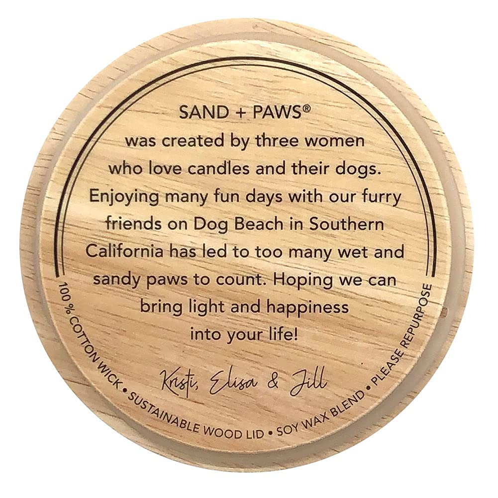 + Paws Scented Candle - Fresh Jasmine - Additional Scents and Sizes -Luxurious Air Freshening Jar Candles Neutralize