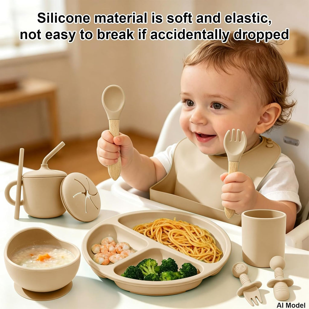Feeding Set 9 Pcs, Baby Led Weaning Supplies
