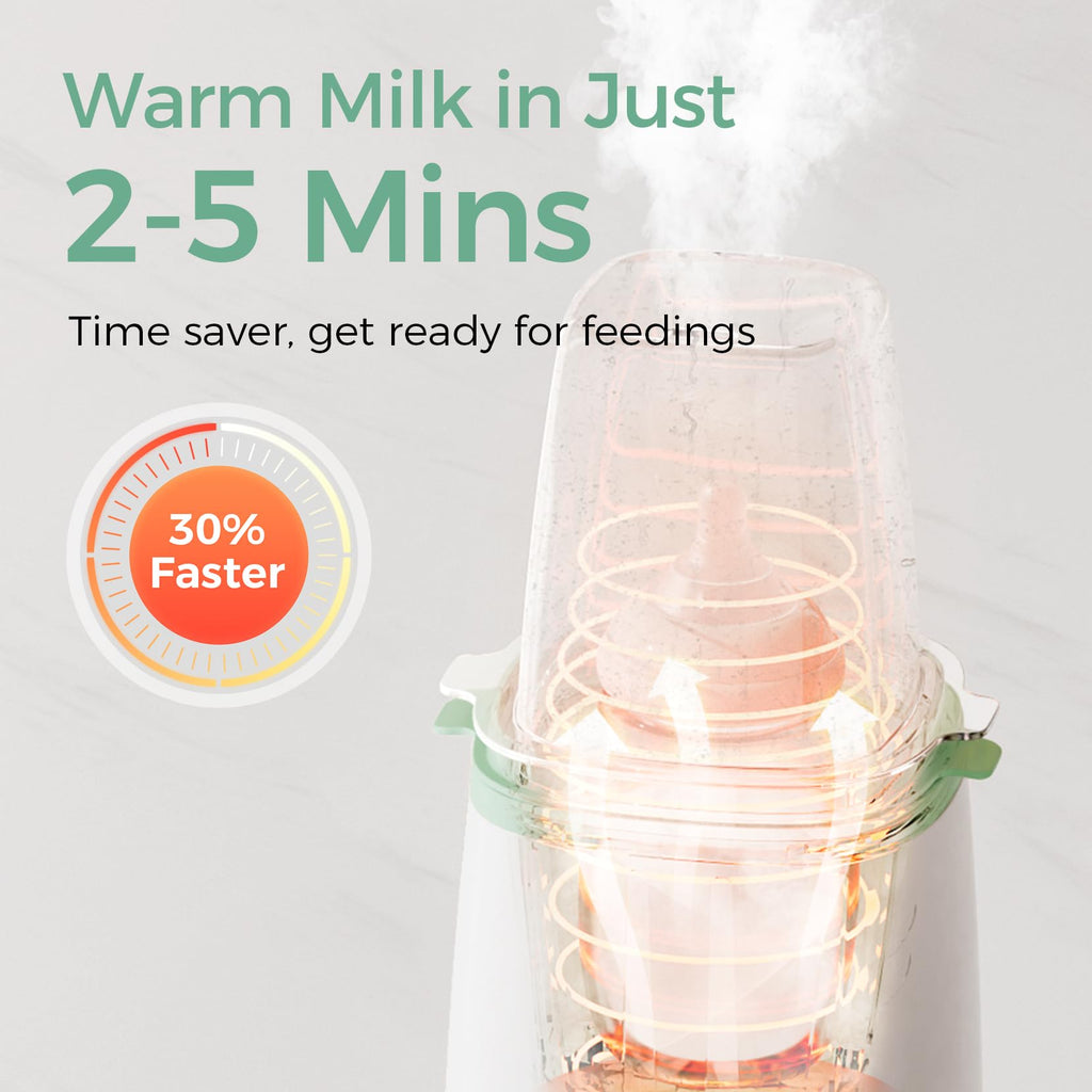 Bottle Warmer for Baby, Fast Heating Breastmilk for All Bottles