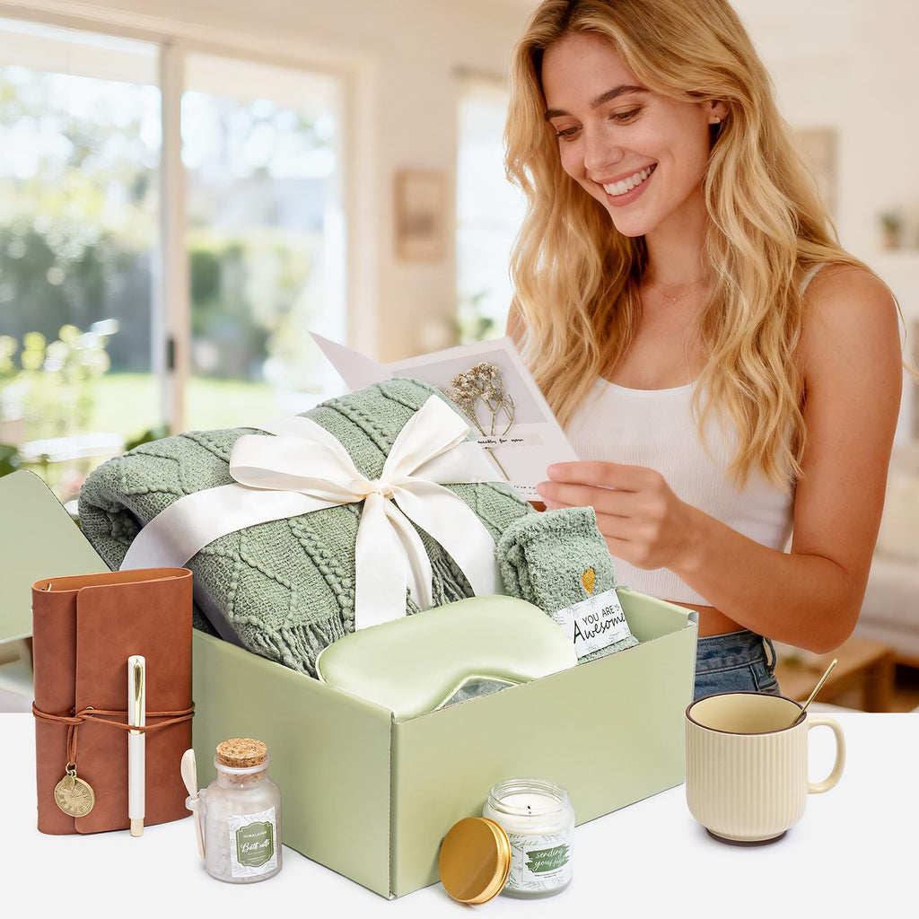 Mothers Day Get Well Gifts for Women Self Care Gift Basket - Birthday Gifts for Women Spa Care Package - Sympathy