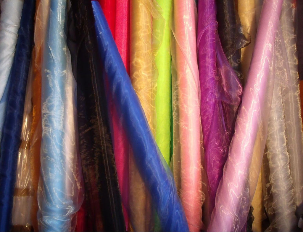 5 Yard Organza Fabric 44" Wide for Wedding Event Décor - Navy Blue