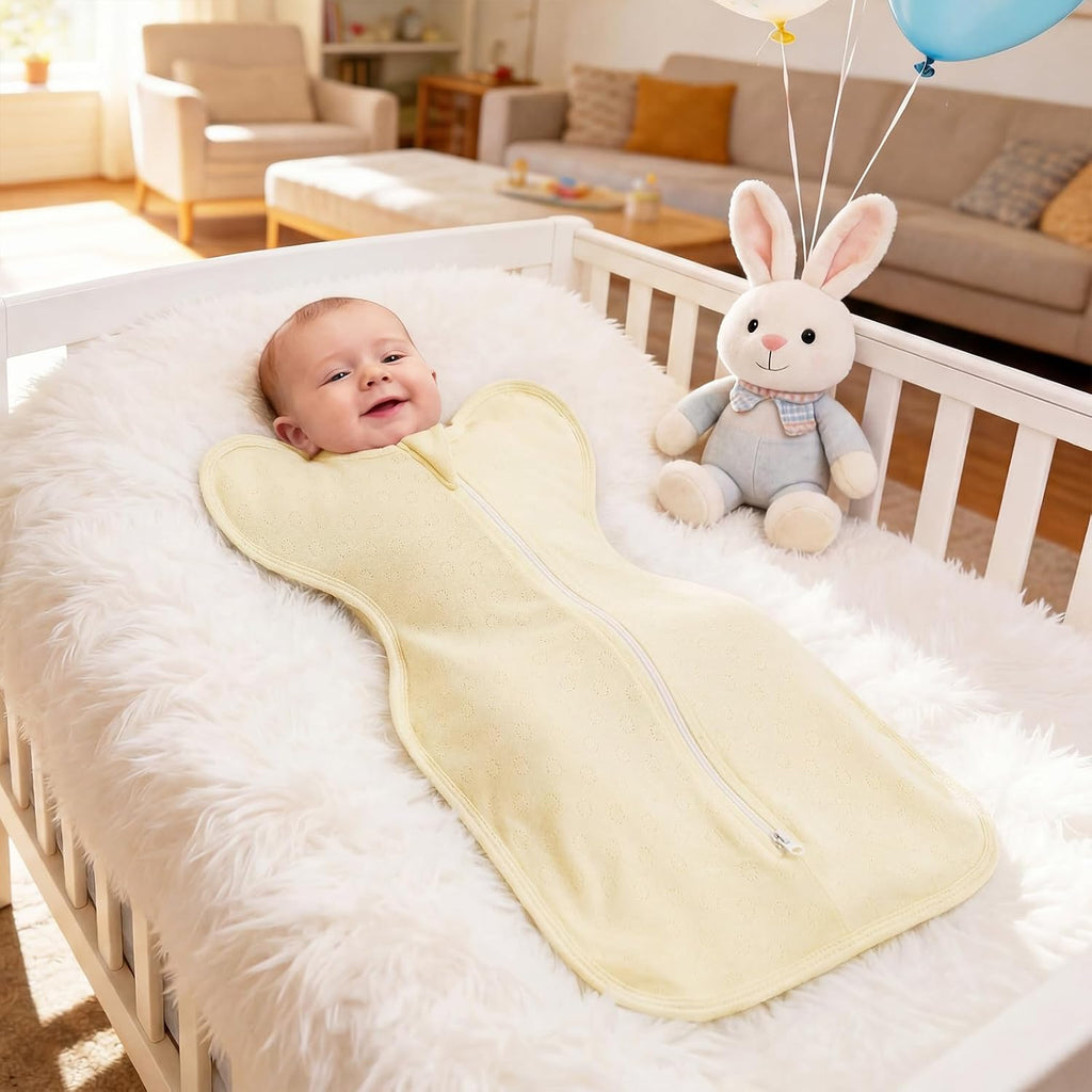 Baby Swaddle Sleep Sacks, Cute Swaddles Bag, Self-Soothing Swaddle for Newborns, Essentials