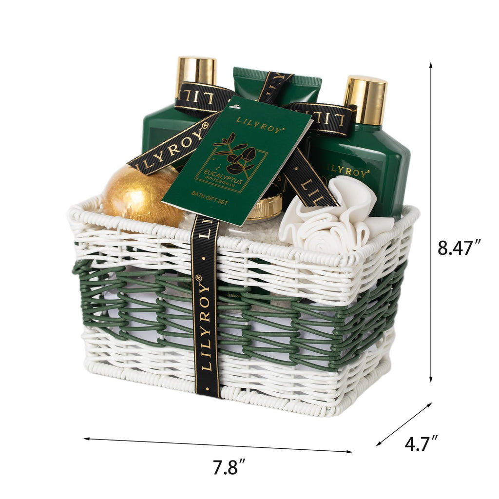 Eucalyptus Spa Gifts Set Bath Kit, Perfect Spa Gift Baskets for Women & Men